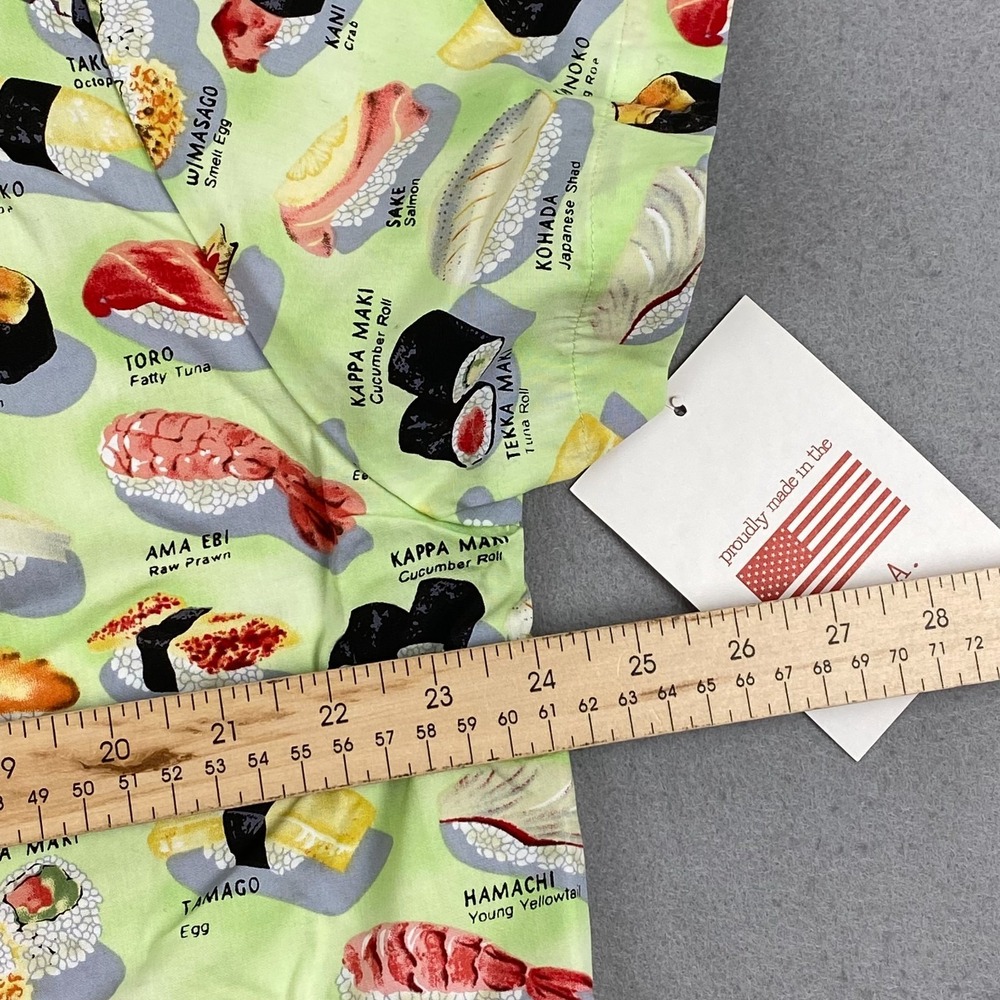 Vintage The Cats Pajamas Womens Sushi Print Pajama Set Medium NEW - Picture 10 of 16